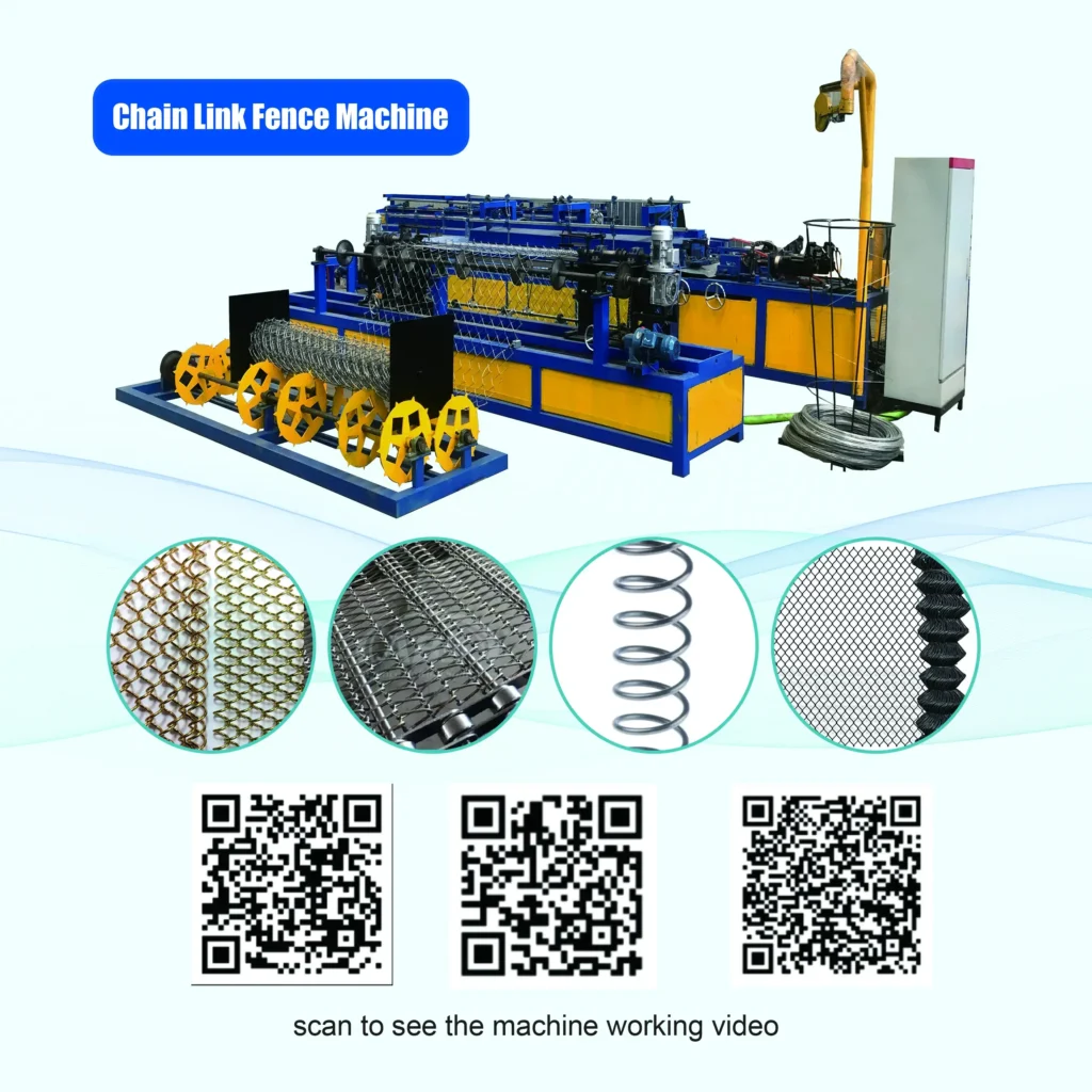 Chain Link Fence Machine